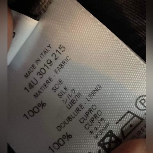 Black oversized silk Givenchy coat size 38/ medium - Picture 5 of 11